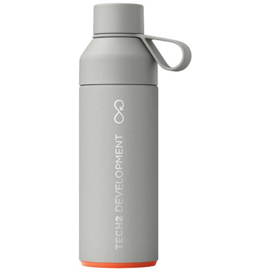 Termosflaska Ocean Bottle 500ml med tryck Rock Grey