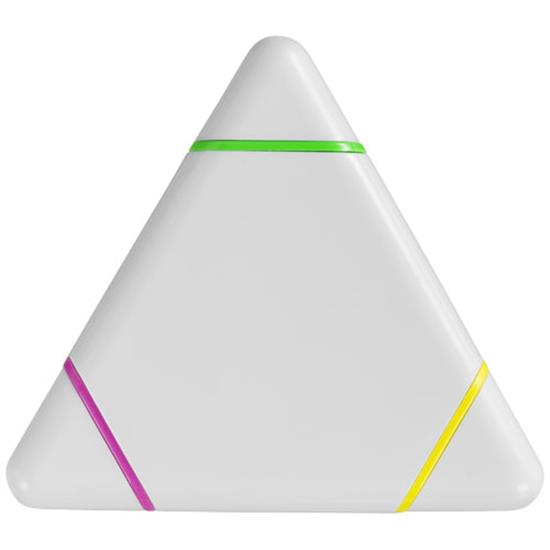 Överstrykningspenna Bermuda triangle med tryck Vit