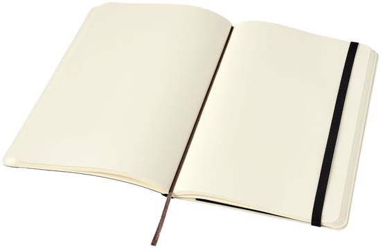 Anteckningsbok Moleskine Classic L, mjukt omslag – blanka med tryck Svart