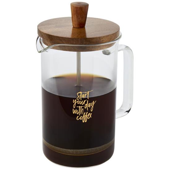 Kaffepress Ivorie 600ml med tryck Frostad transparant