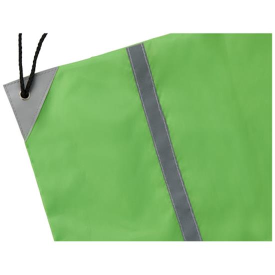 Gymnastikpåse Oriole Reflex 5L med tryck Grön
