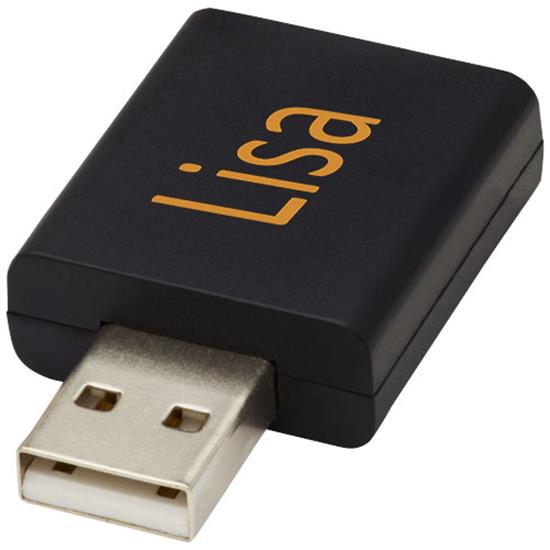 USB-datablockare Incognito med tryck Svart