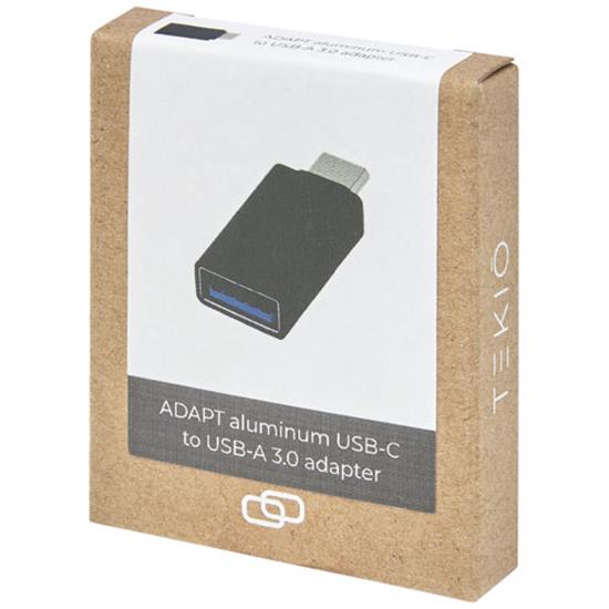 USB-C till USB-A Adapt med tryck Svart