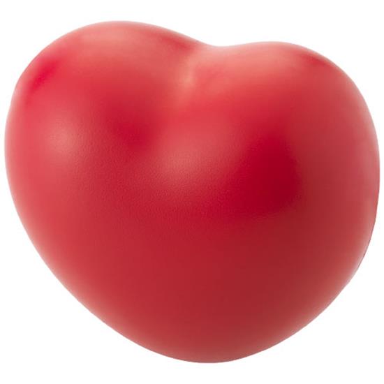 Stressboll Heart med tryck Röd