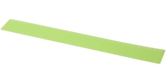 Linjal Rothko 30cm med tryck Ljusgrön