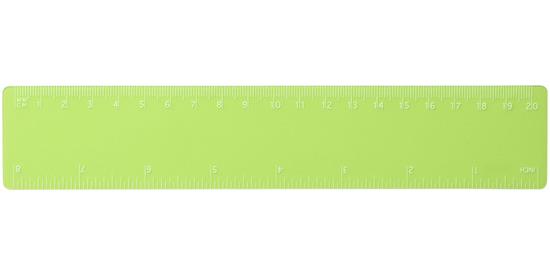 Linjal Rothko 20cm med tryck Ljusgrön