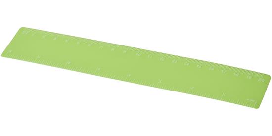 Linjal Rothko 20cm med tryck Ljusgrön