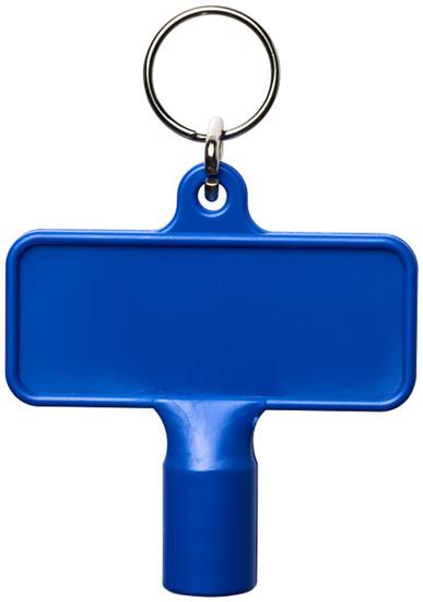 Nyckelring Maximilian med verktygsnyckel med tryck Blå