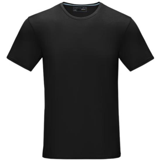 T-Shirt Azurite GOTS ekologisk med tryck Svart