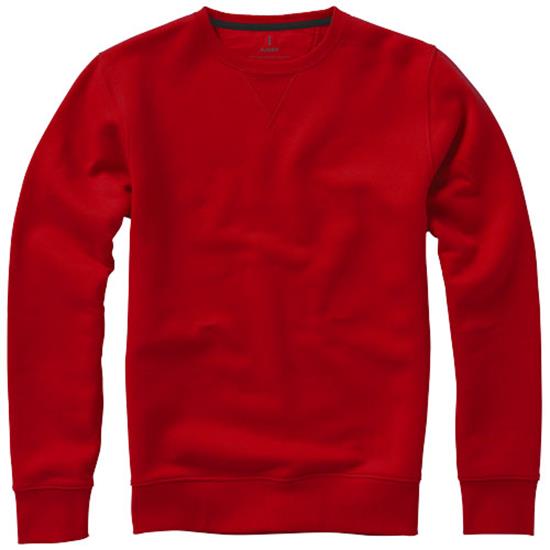Sweatshirt Surrey Unisex med tryck Röd