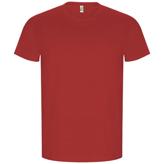 T-shirt Roly Golden med tryck Röd