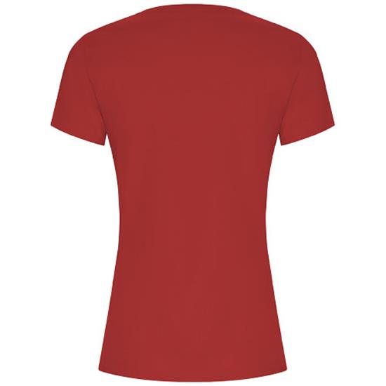 T-shirt Roly Golden Dam med tryck Röd