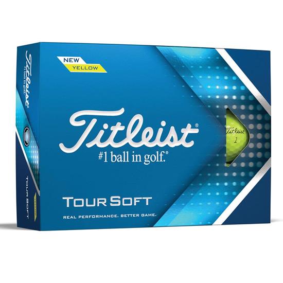 Golfboll Titleist Tour Soft gul