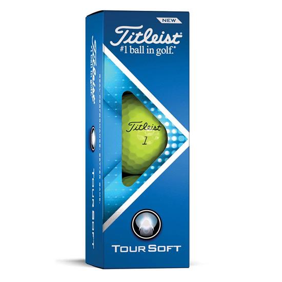 Golfboll Titleist Tour Soft gul