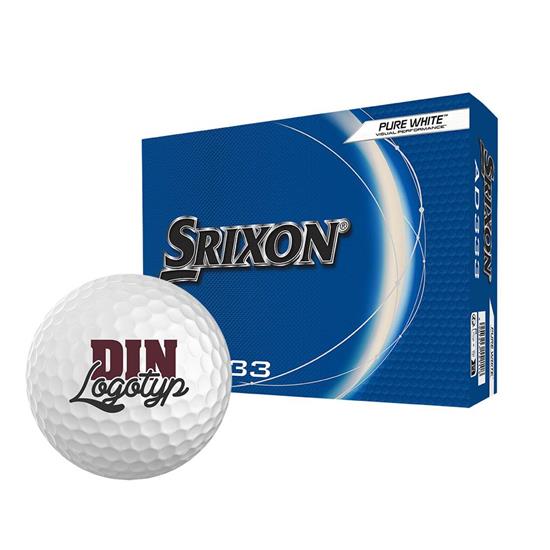 Golfboll Srixon AD333 med tryck Vit