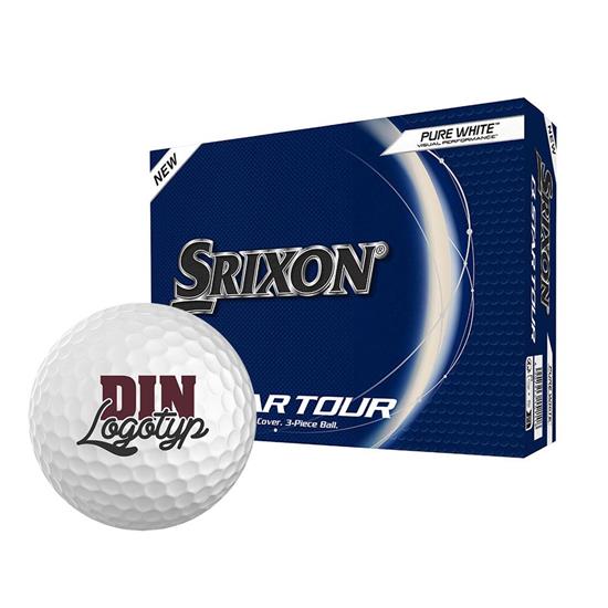 Golfboll Srixon Q-Star med tryck Vit