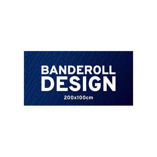 Banderoll 2x1m med tryck Egen design