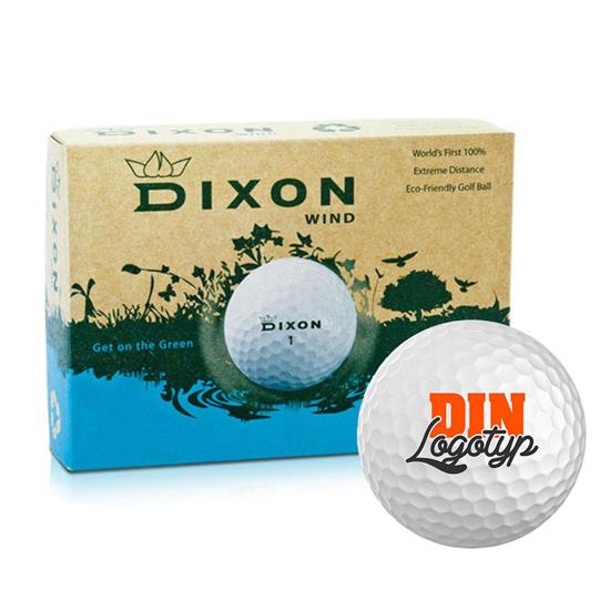 Golfboll Dixon Wind med tryck blå
