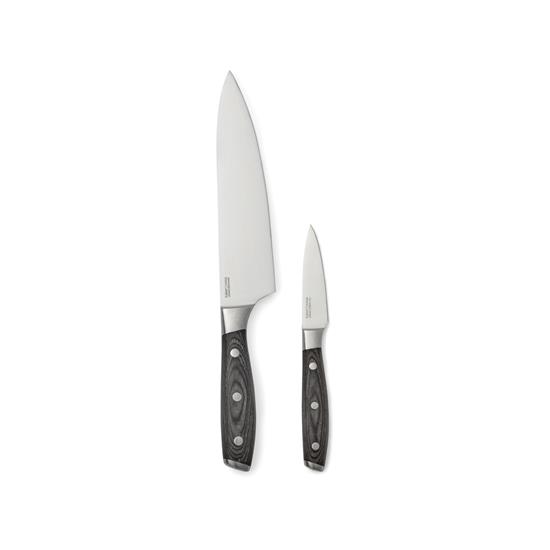 Kockkniv-set VINGA Kaiser 2st med tryck Silver