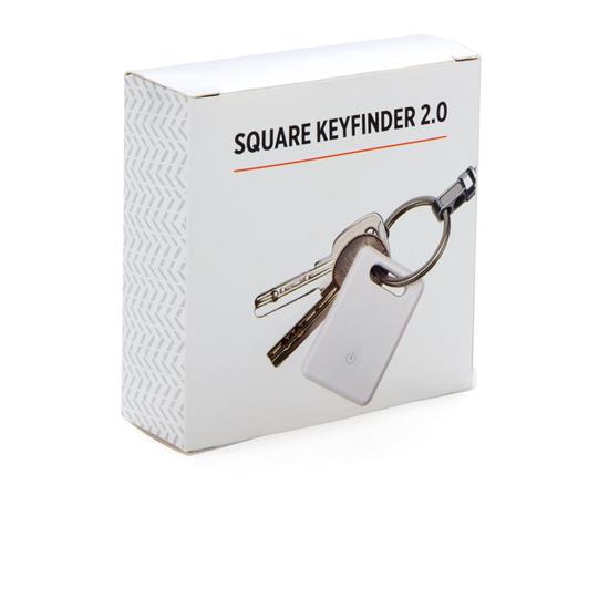 Square keyfinder 2.0 med tryck Vit