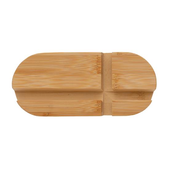 Mobil & surfplatta-ställ Bambu med tryck Brun
