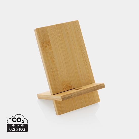 Mobilställ i FSC® bambu med tryck Brun