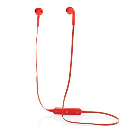 Öronsnäckor Bluetooth med tryck Röd