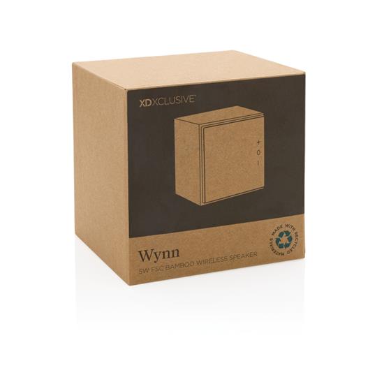 Högtalare Wynn FSC® 5W med tryck Brun