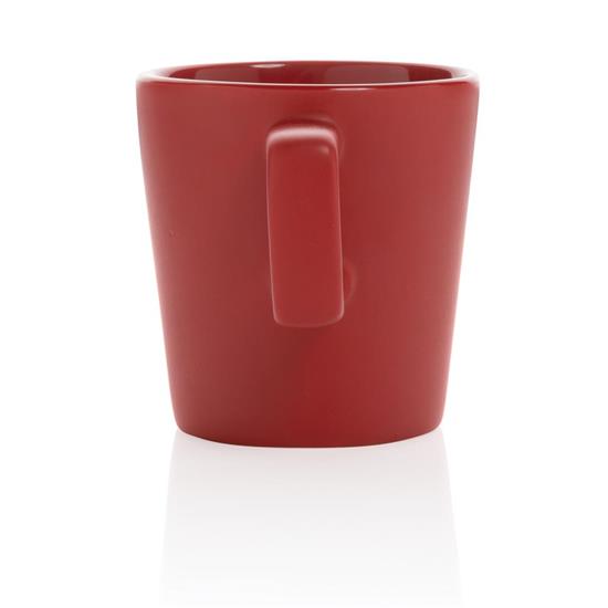 Keramikmugg Matt 300ml med tryck Röd