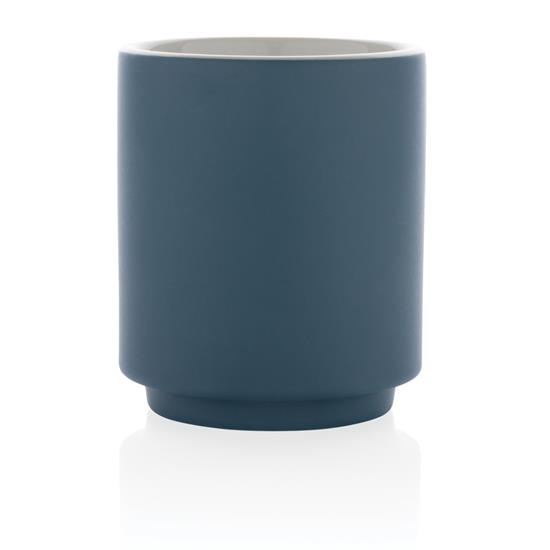 Keramikmugg Stapel 180ml med tryck Blå