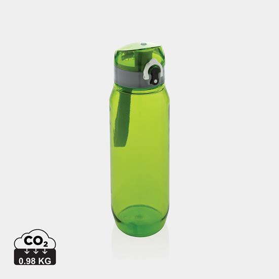 Vattenflaska Tritan XL 800ml med tryck Grön