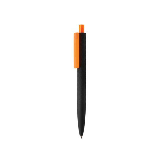 Penna X3 Arvid Svart, soft touch med tryck Svart/Orange