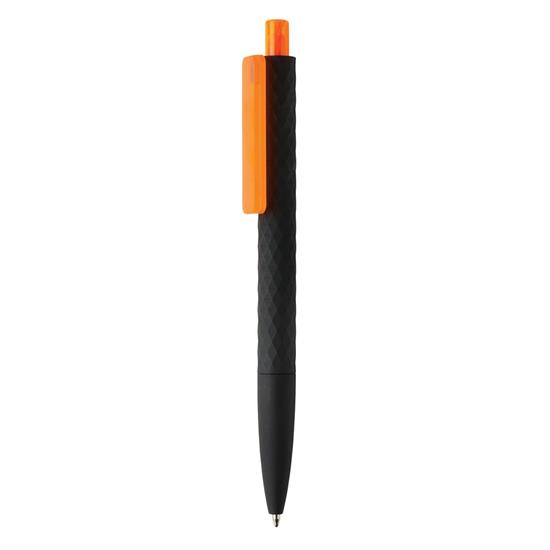 Penna X3 Arvid Svart, soft touch med tryck Svart/Orange