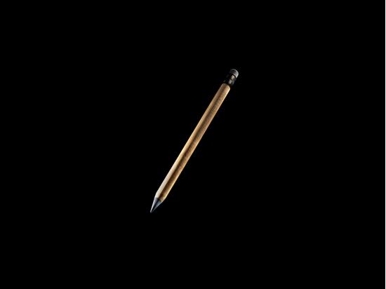 Blyertspenna Infinity med suddgummi med tryck Brun