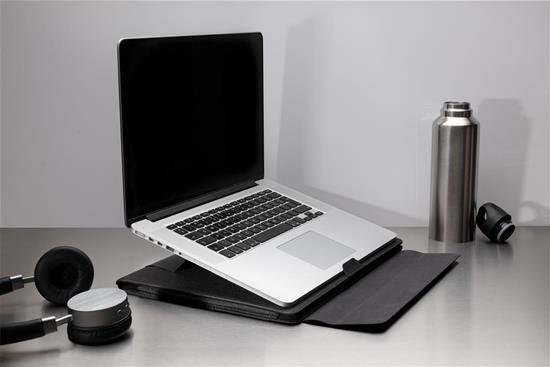 Laptopfodral Fiko 15,4" 2-i-1 arbetsstation med tryck Svart