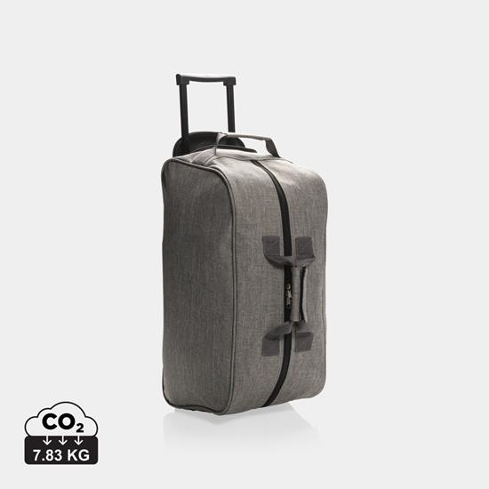 Resväska Basic 40L med tryck Grå