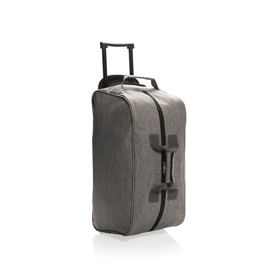Resväska Basic 40L med tryck Grå