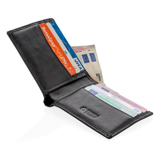 Plånbok Swiss Peak RFID med tryck Svart