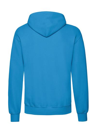 Hoodie Classic med tryck Royal