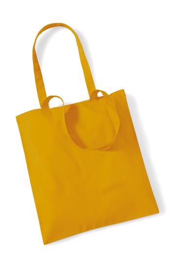 Tygpåse Bag for Life 140g/m² 10L med tryck Mustard